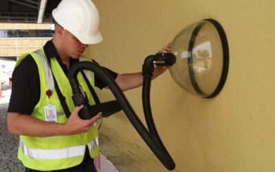 Air Leakage Testing Using A Depressurized Globe